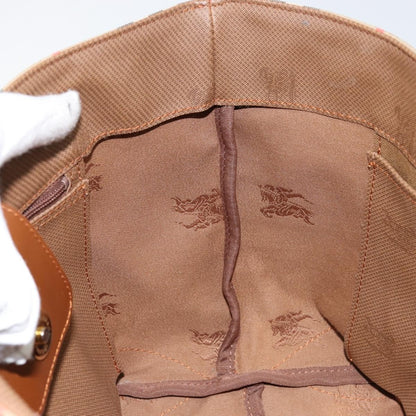 Burberry Vintage Tote Vintage Check Coated Canvas, BEIGE, CANVAS, Tote bag