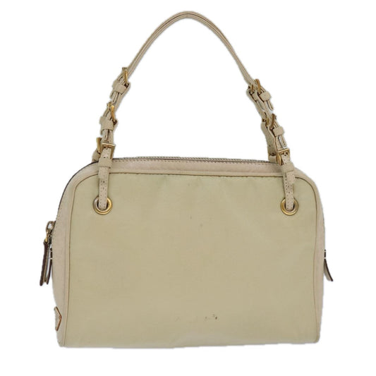 Prada Vintage Handbag Tessuto, BEIGE, NYLON, Handbag