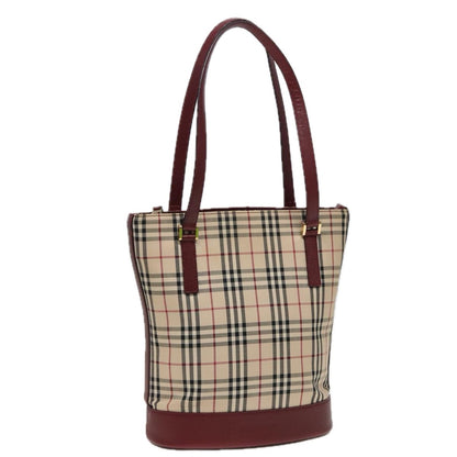 Burberry Nova Check Tote canvas check pattern, BEIGE, CANVAS, Tote bag