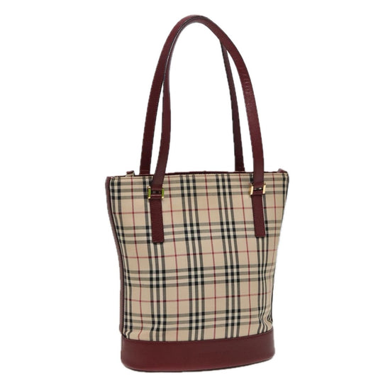 Burberry Nova Check Tote canvas check pattern, BEIGE, CANVAS, Tote bag