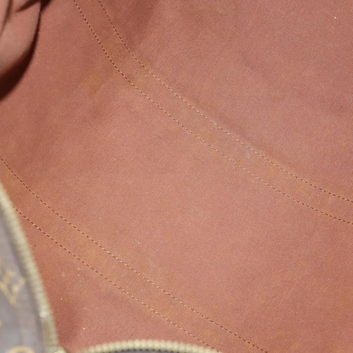 Louis Vuitton Keepall Bandouliere Bag Monogram Canvas, BROWN, CANVAS, Travel bag