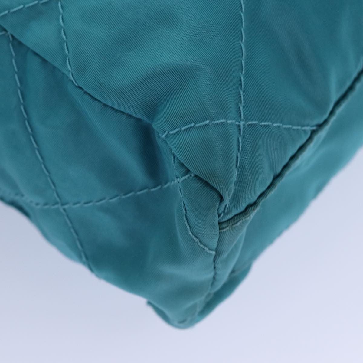 Prada Chain Shoulder Bag Tessuto, BLUE, NYLON, Shoulder bag