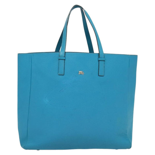 Burberry Vintage tote bag Leather, BLUE, LEATHER, Tote bag