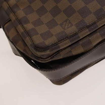 Louis Vuitton Naviglio Handbag Damier, BROWN, CANVAS, Shoulder bag