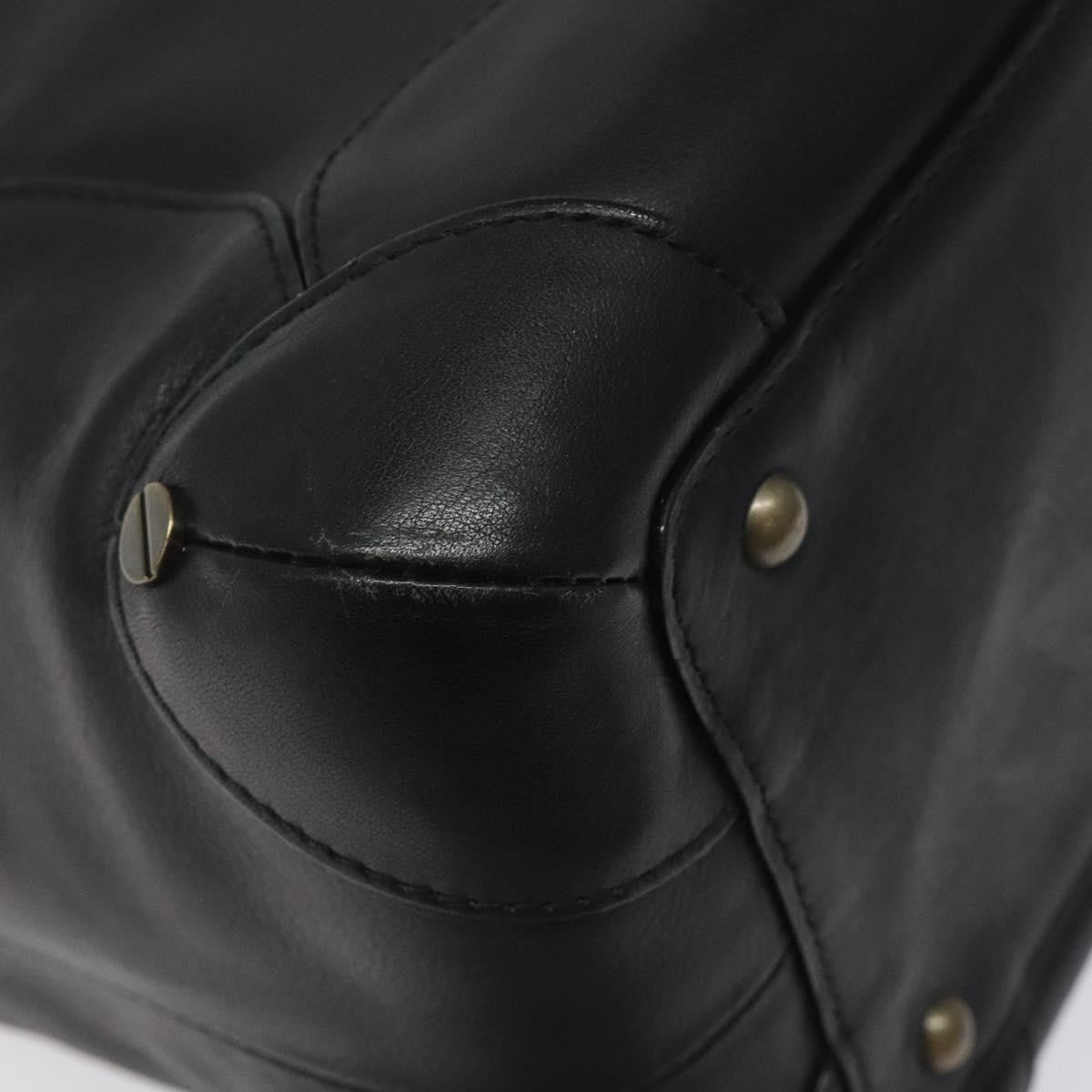 Chloe Vintage Shoulder Bag Leather, BLACK, LEATHER, Shoulder bag