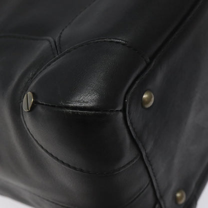 Chloe Vintage Shoulder Bag Leather, BLACK, LEATHER, Shoulder bag