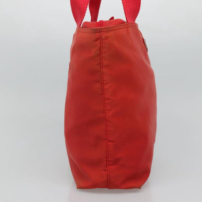 Prada Vintage Zip Tote Tessuto, Red, Nylon, Tote Bag