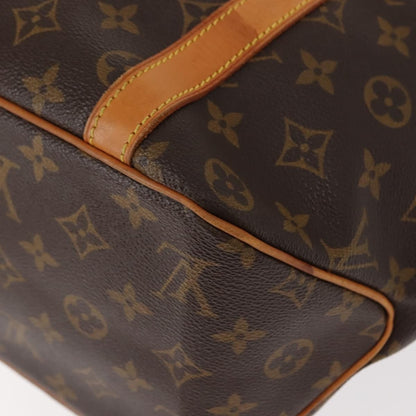Louis Vuitton Shopping Sac Handbag Monogram Canvas, BROWN, CANVAS, Tote bag