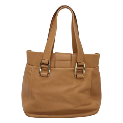 Celine Handbag Leather, BEIGE, LEATHER, Handbag