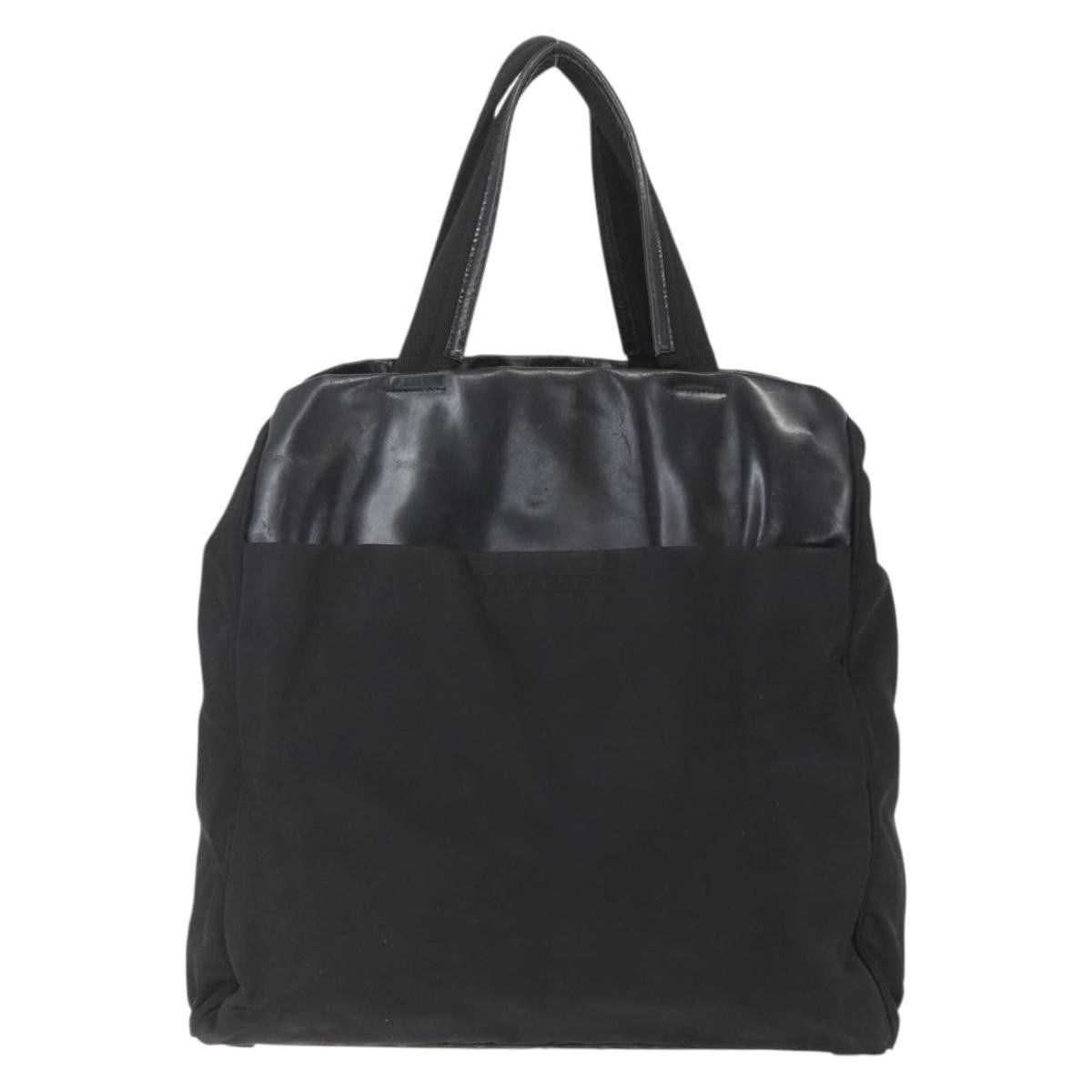Prada Vintage Tote Tessuto, BLACK, NYLON, Tote bag