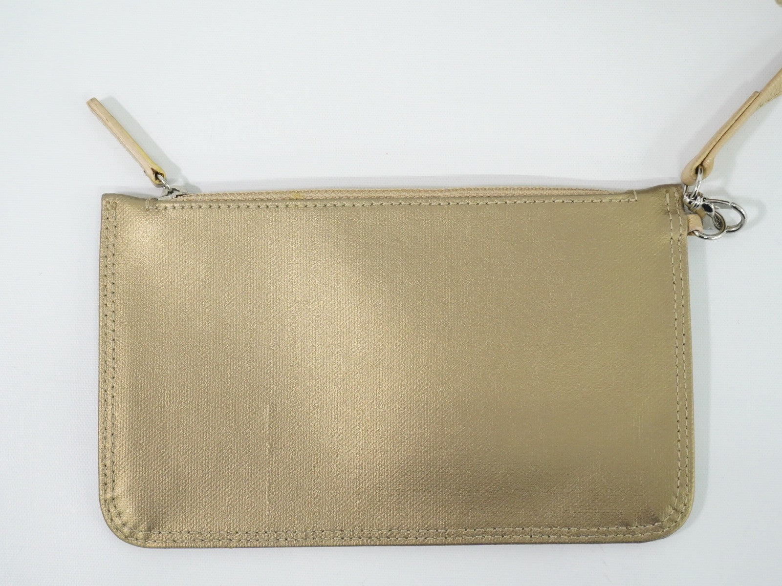 Chanel Biarritz Pocket Tote Quilted Coated Canvas, GOLD, CANVAS, Tote bag