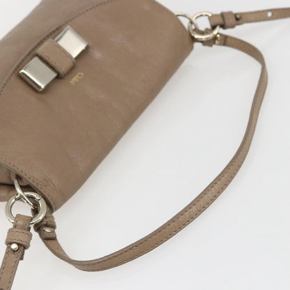 Chloe Lily Handbag Leather, BEIGE, LEATHER, Handbag