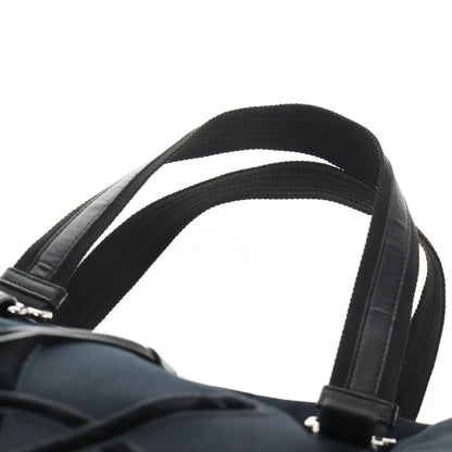 Saint Laurent Kahala Drawstring Tote Canvas, BLACK, CANVAS, Tote bag