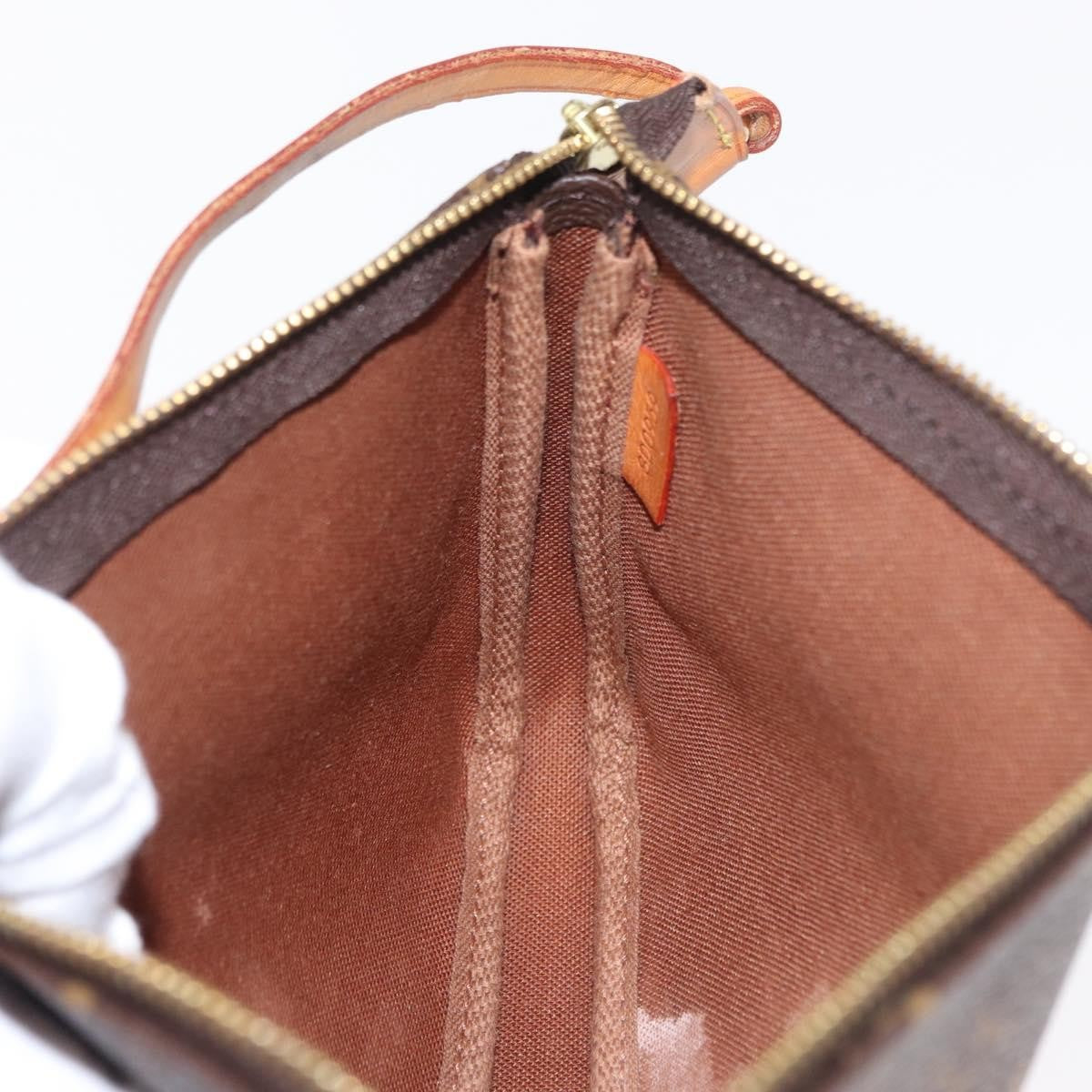 Louis Vuitton Pochette Accessoires NM Monogram Canvas, BROWN, CANVAS, Clutche & pouche