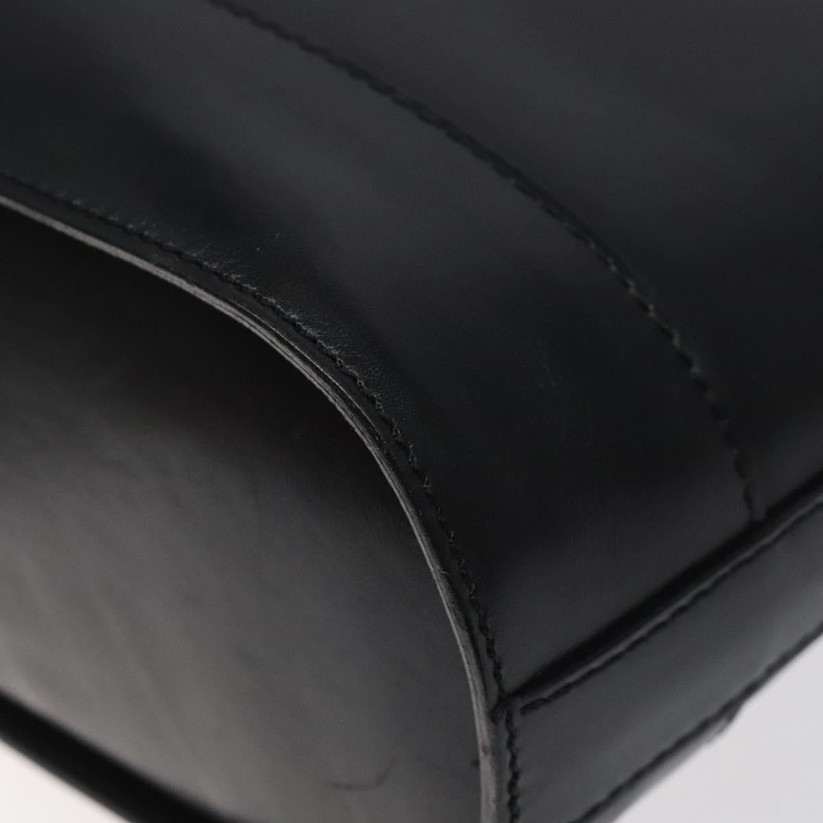 Celine Shoulder Bag Leather, BLACK, LEATHER, Shoulder bag