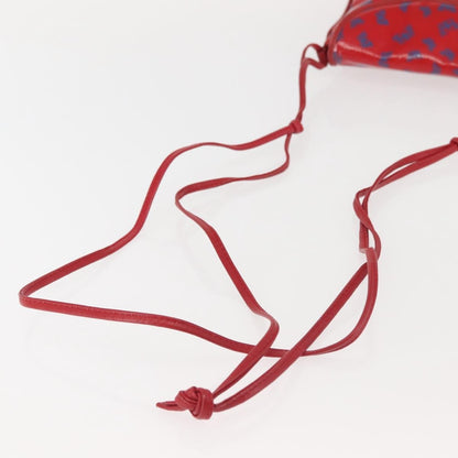 Bottega Veneta Butterfly shoulder bag PVC with Leather, RED, PVC, Shoulder bag