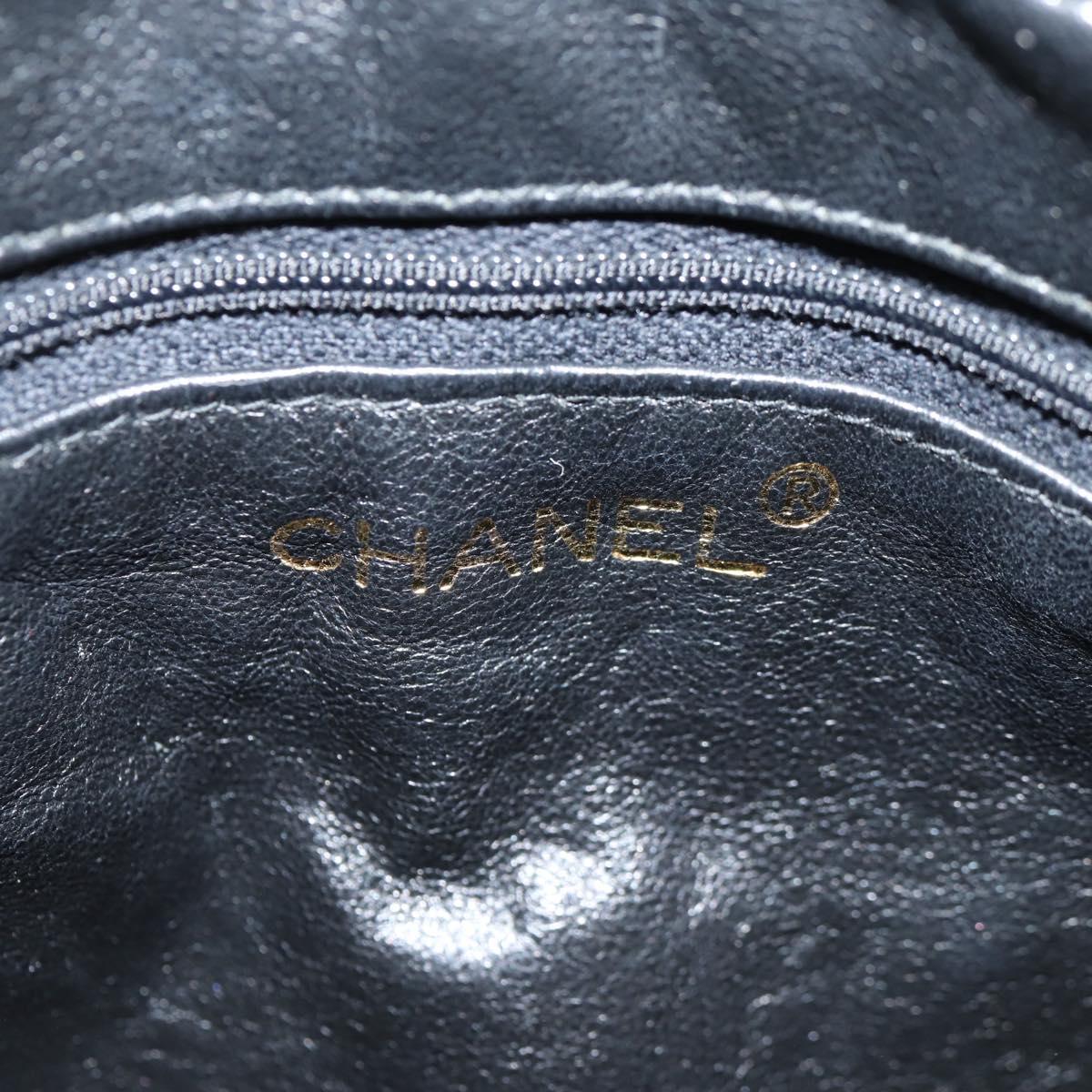 Chanel Vintage Square Front Pocket Camera Bag Quilted Patent, BLACK, PATENT_LEATHER, Crossbody bag
