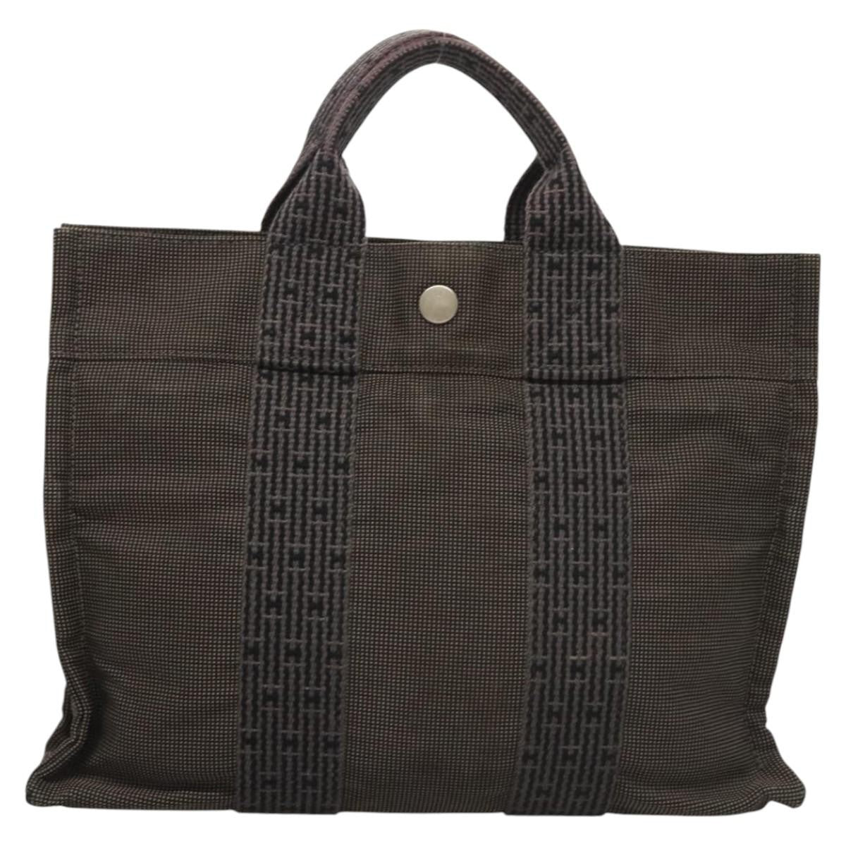 Hermes Fourre-tout Herline Fourre-tout Herline, GRAY, CANVAS, Tote bag