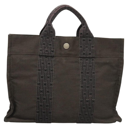 Hermes Fourre-tout Herline Fourre-tout Herline, GRAY, CANVAS, Tote bag