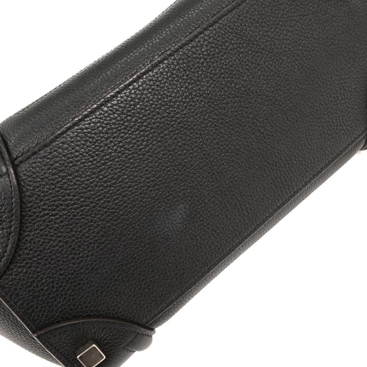 Celine Luggage Bag Smooth Leather, BLACK, LEATHER, Handbag