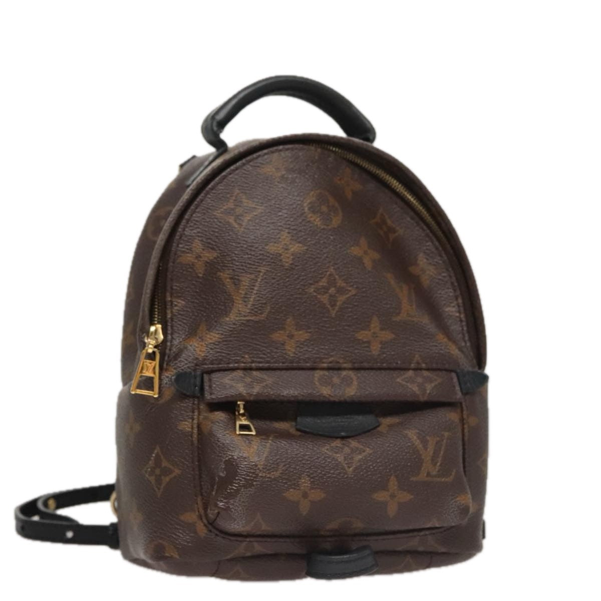 Louis Vuitton Palm Springs Backpack Monogram Canvas, BROWN, CANVAS, Backpack