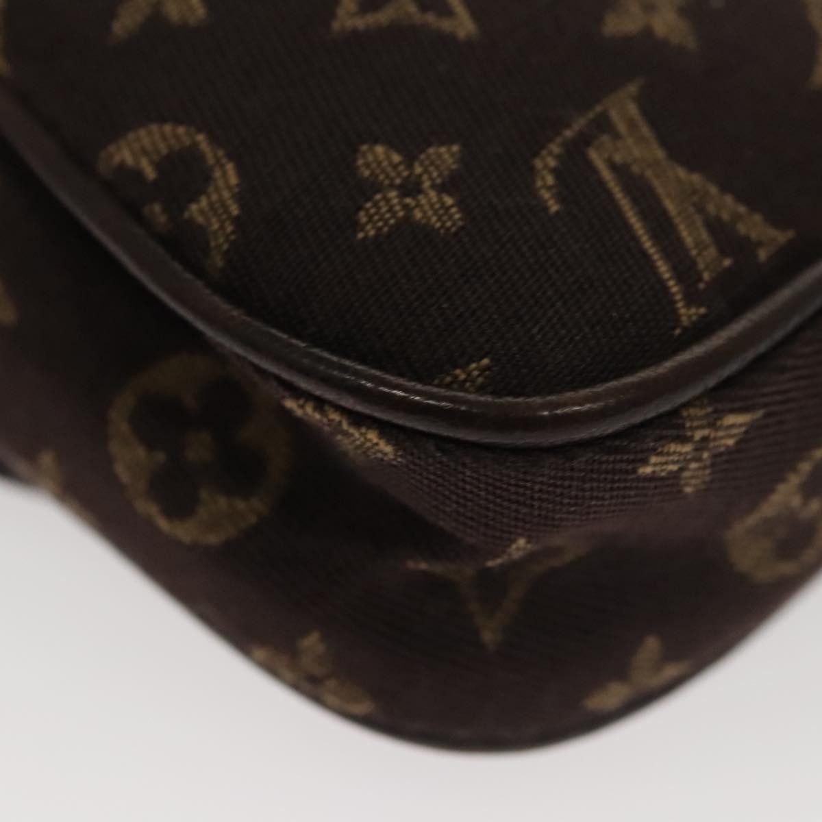 Louis Vuitton Cancun Pochette Monogram Mini Canvas, BROWN, CANVAS, Clutche & pouche