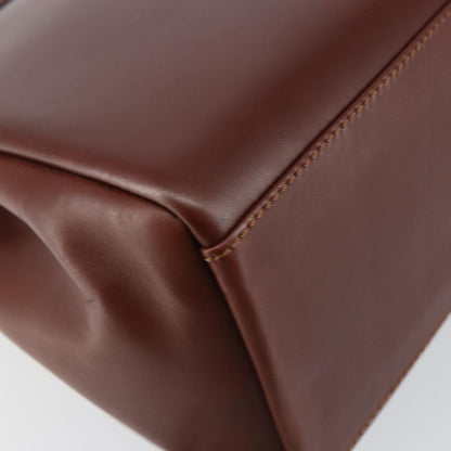 Salvatore Ferragamo Vintage Top handle handbag Leather, BROWN, LEATHER, Handbag