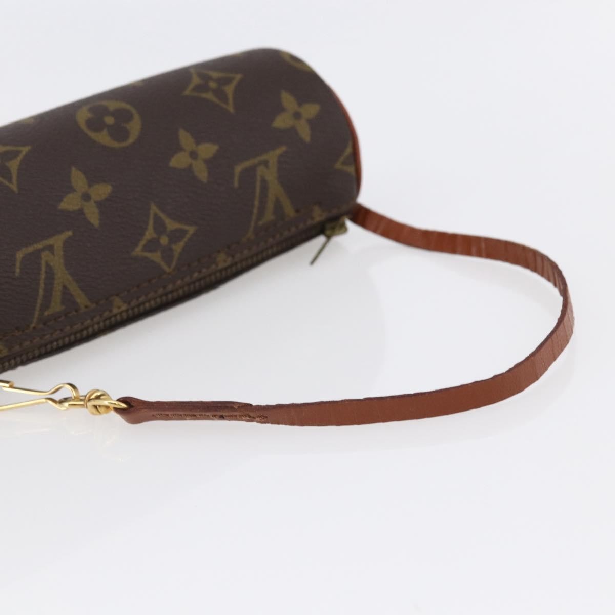 Louis Vuitton Papillon Pochette Monogram Canvas, BROWN, CANVAS, Handbag