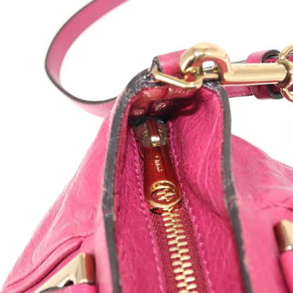 Chloe Ethel Handbag Leather, PINK, LEATHER, Handbag