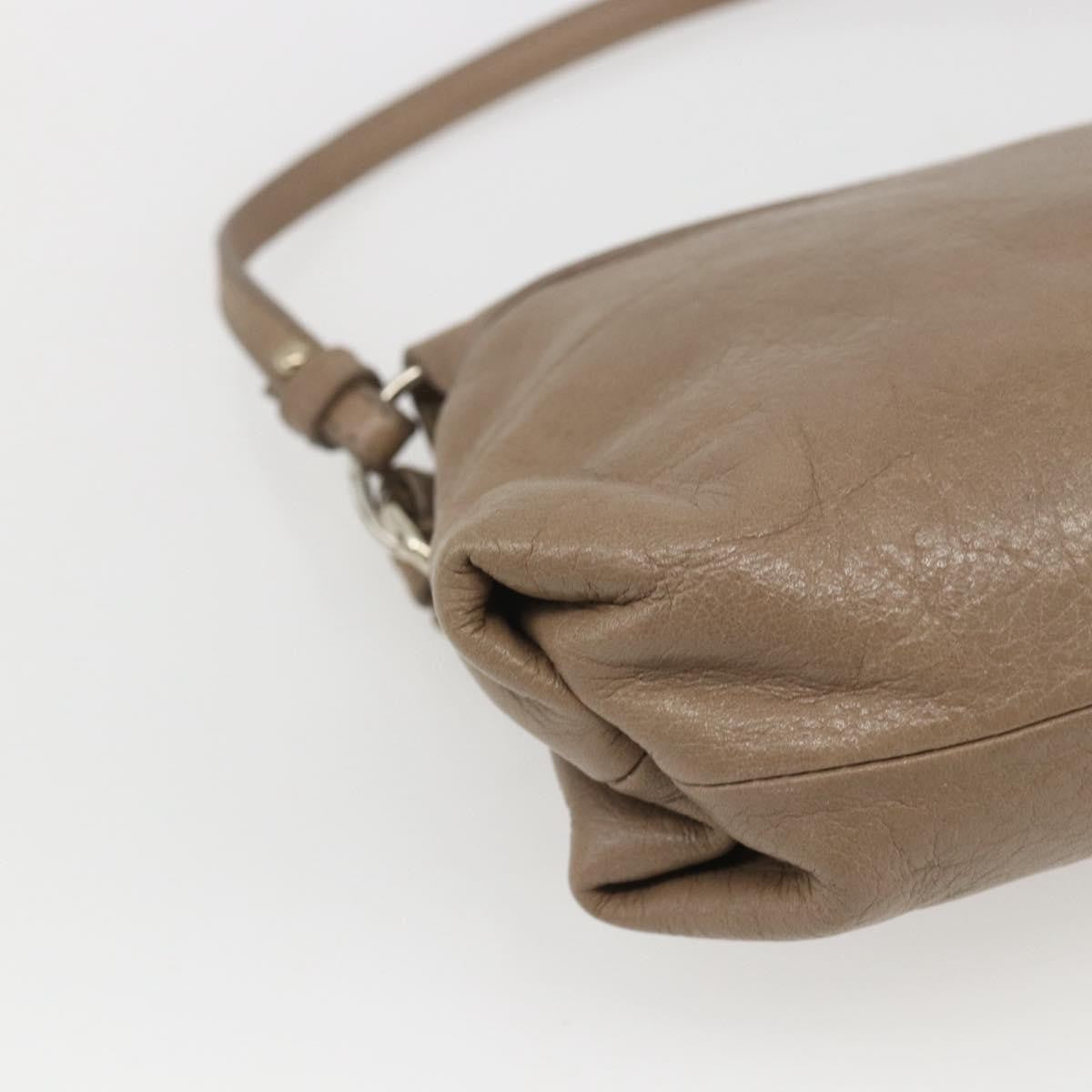 Chloe Lily Handbag Leather, BEIGE, LEATHER, Handbag