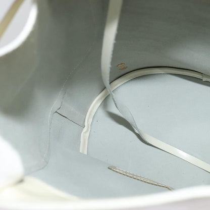 Salvatore Ferragamo Vintage Gancini Backpack Patent Leather, WHITE, PATENT_LEATHER, Backpack