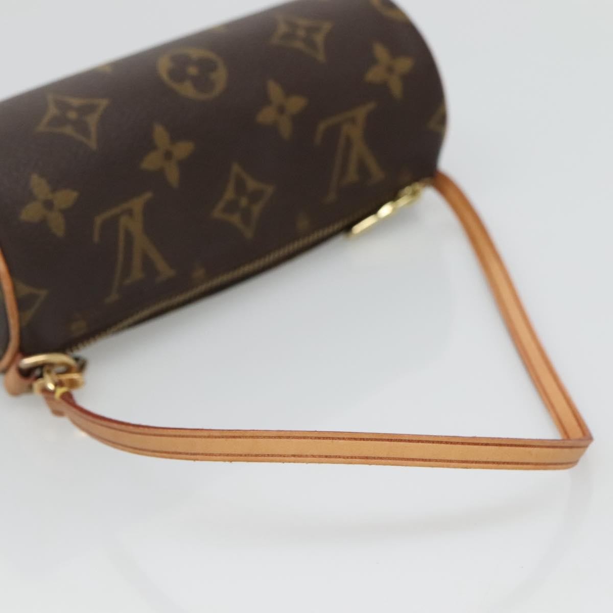 Louis Vuitton Papillon Pochette Monogram Canvas, BROWN, CANVAS, Handbag