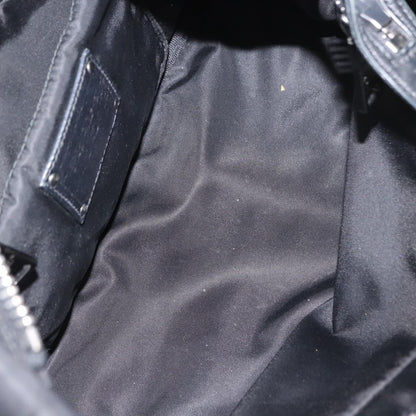 Prada Convertible Double Tote Tessuto, BLACK, NYLON, Handbag