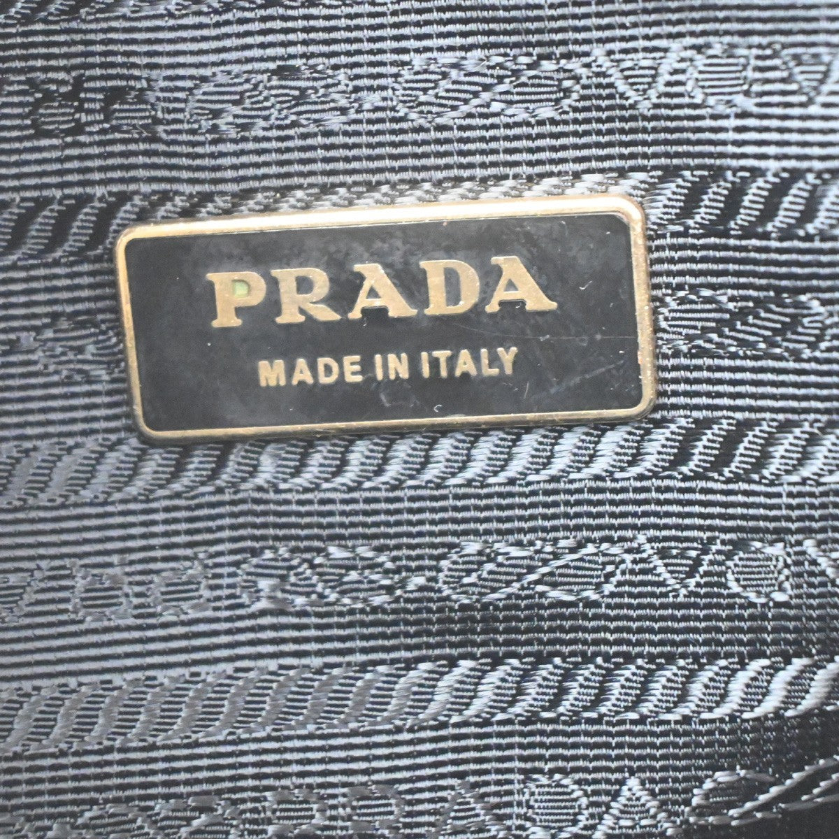 Prada Vintage Handbag Tessuto, BLACK, NYLON, Handbag