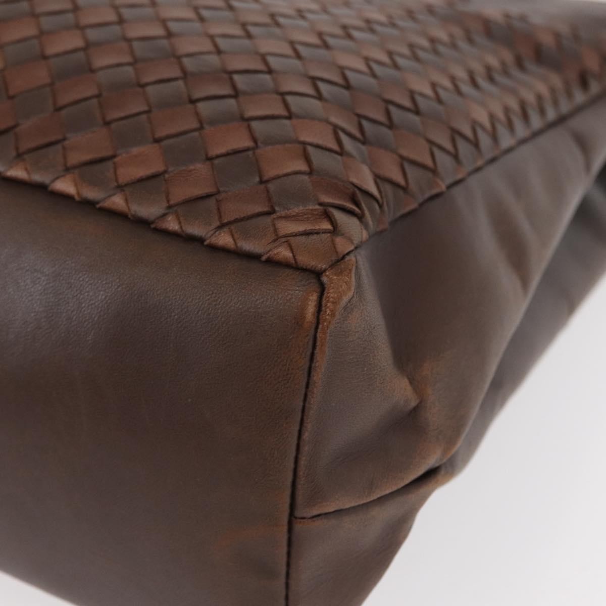 Bottega Veneta Tote Intrecciato Nappa, BROWN, LEATHER, Tote bag