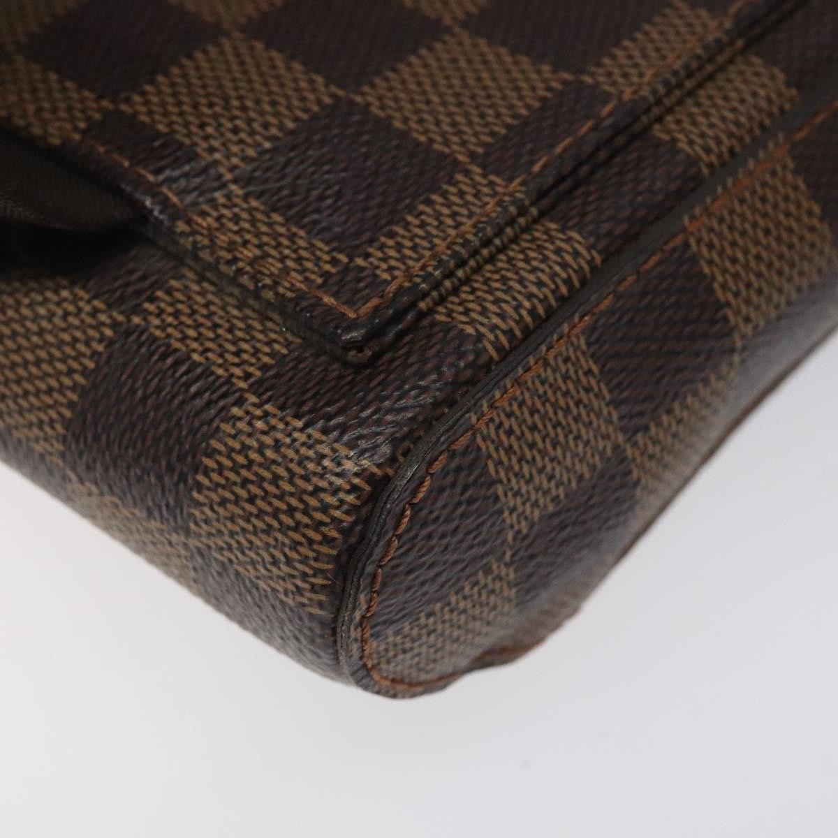 Louis Vuitton Geronimos Waist Bag Damier, BROWN, CANVAS, Clutche & pouche