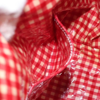 Burberry Blue Label Tote Bag Canvas, RED, CANVAS, Tote bag