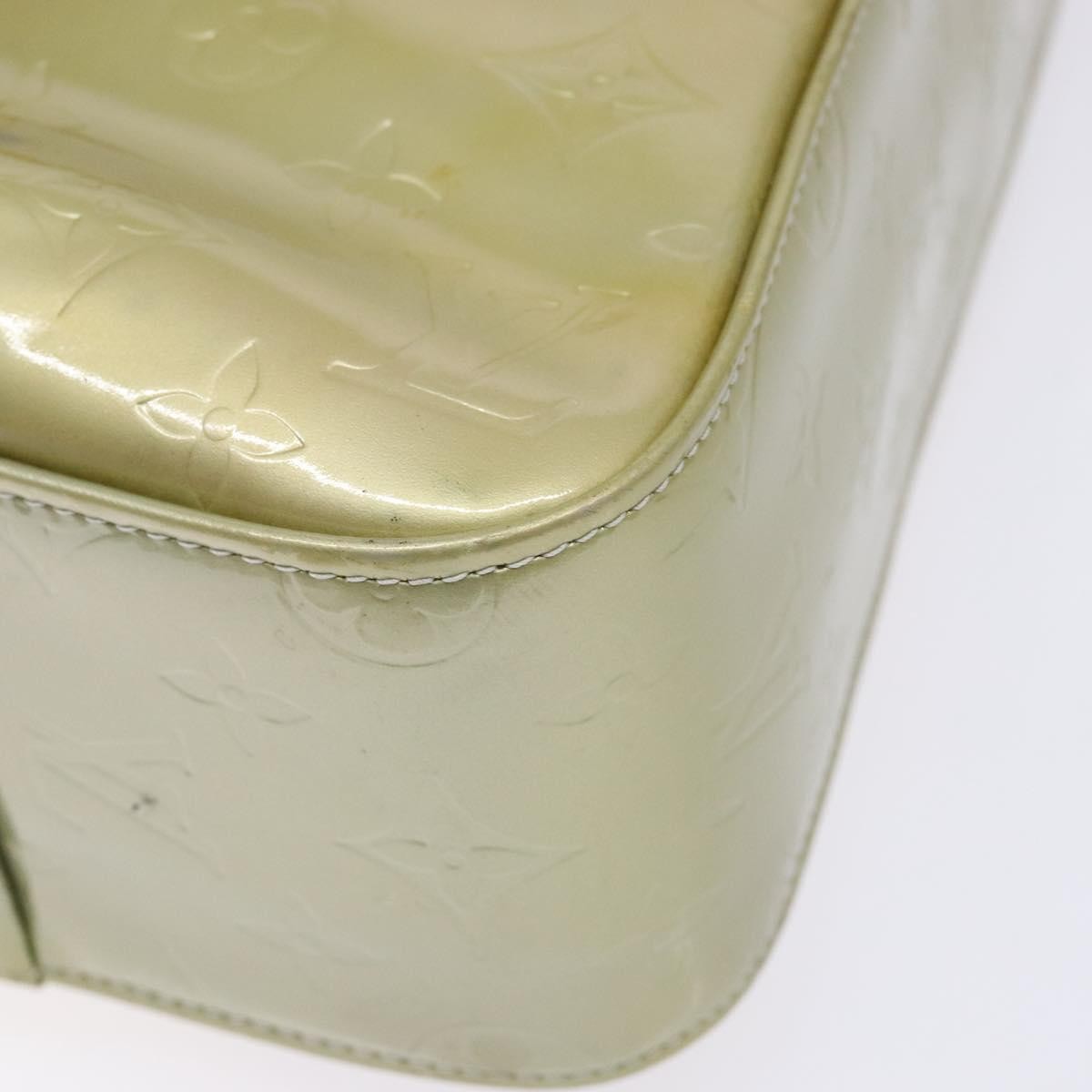 Louis Vuitton Columbus Handbag Monogram Vernis, BEIGE, PATENT_LEATHER, Tote bag