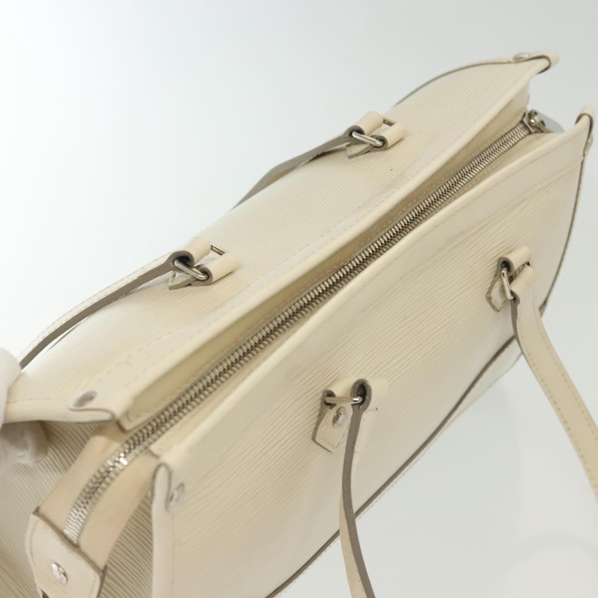 Louis Vuitton Madeleine Handbag Epi Leather, WHITE, LEATHER, Handbag