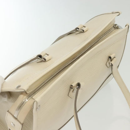 Louis Vuitton Madeleine Handbag Epi Leather, WHITE, LEATHER, Handbag