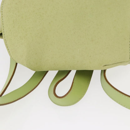 Salvatore Ferragamo Gancini Backpack Suede, GREEN, SUEDE, Backpack