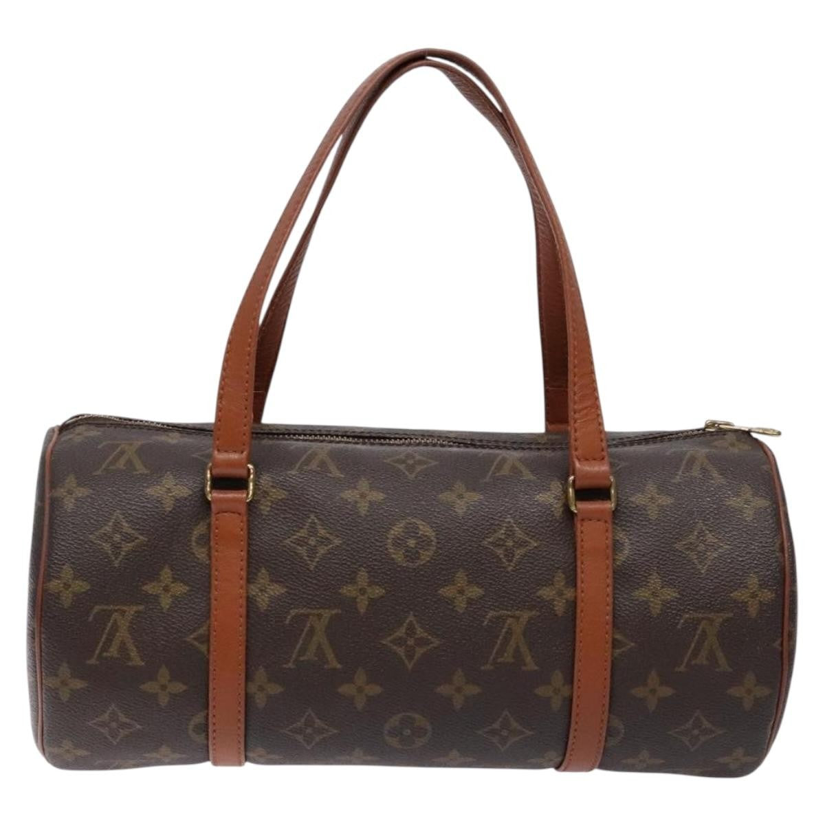 Louis Vuitton Papillon Handbag Monogram Canvas, BROWN, CANVAS, Handbag