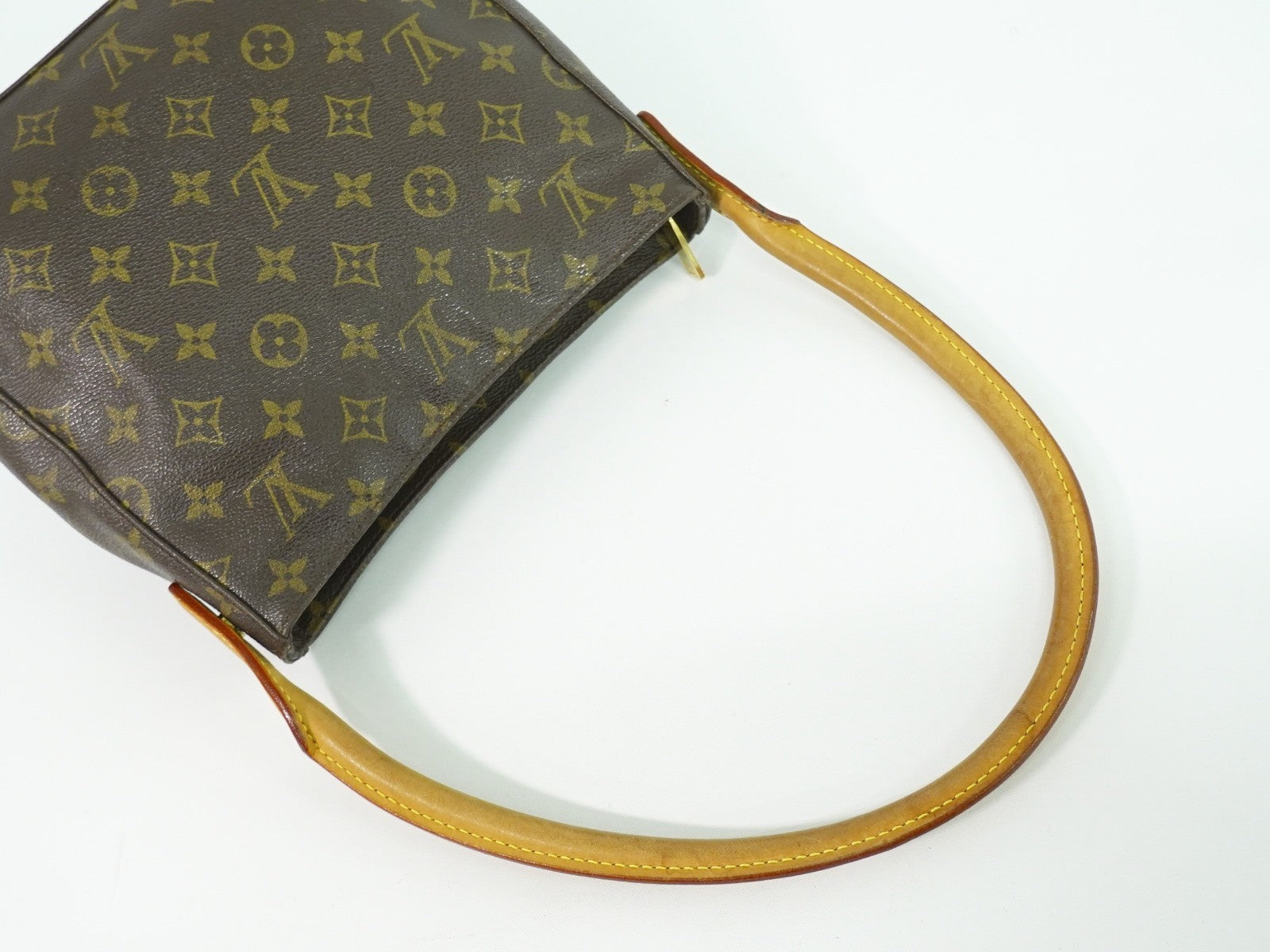 Louis Vuitton Looping Handbag Monogram Canvas, BROWN, CANVAS, Shoulder bag
