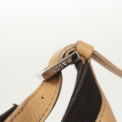 Bally Vintage Shoulder Bag Leather, BEIGE, LEATHER, Shoulder bag