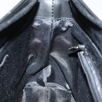 Burberry Vintage Shoulder Bag Leather, BLACK, LEATHER, Shoulder bag