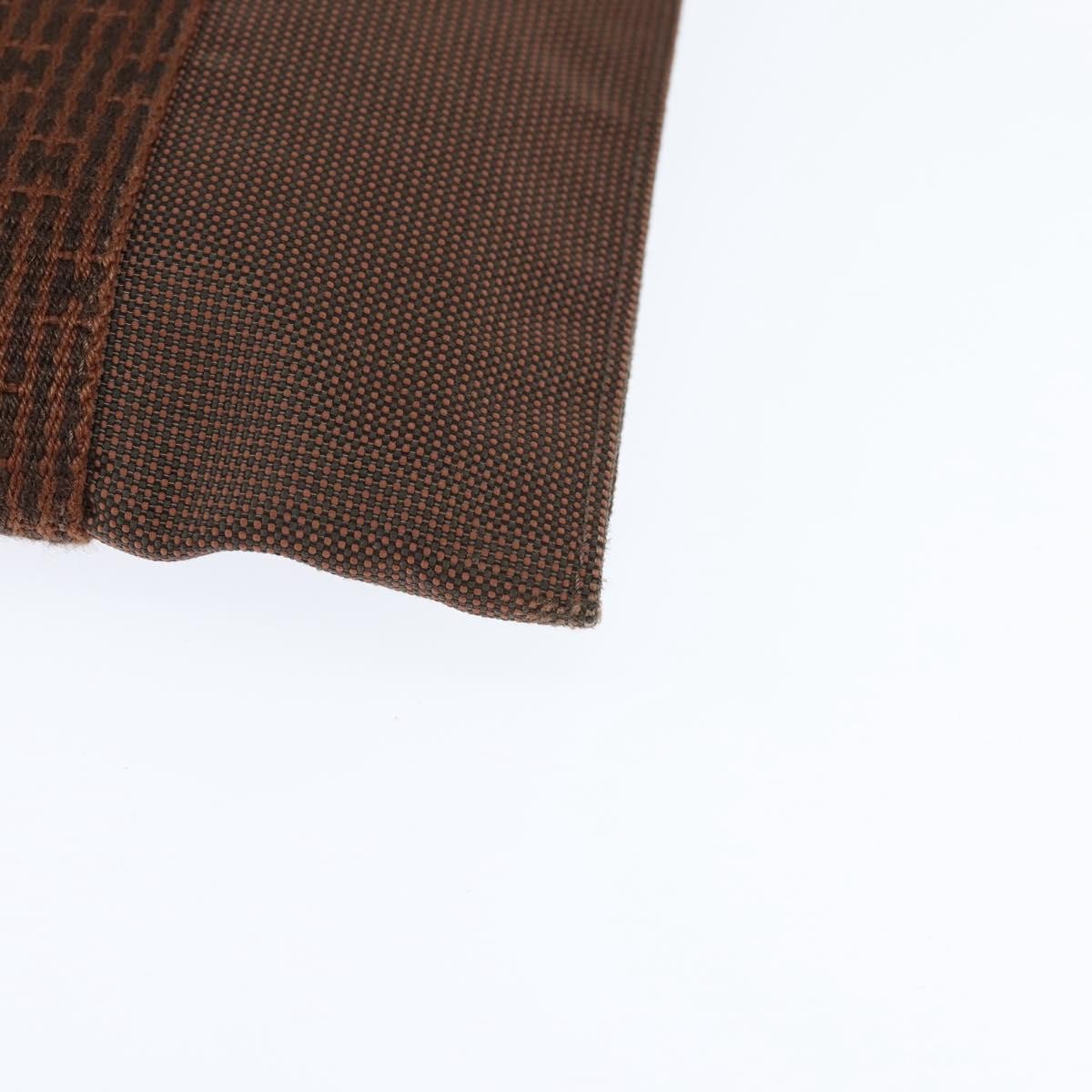Hermes Herline Crossbody Canvas, BROWN, CANVAS, Clutche & pouche