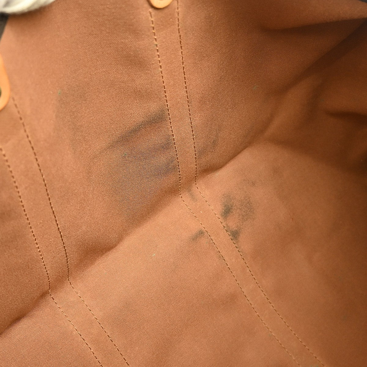 Louis Vuitton Keepall Bag Monogram Canvas, BROWN, CANVAS, Travel bag