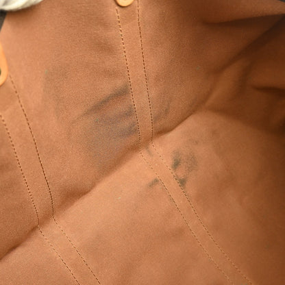 Louis Vuitton Keepall Bag Monogram Canvas, BROWN, CANVAS, Travel bag