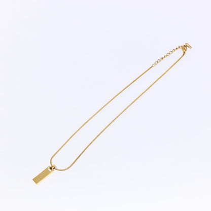 Christian Dior Dior Letters Necklace Metal, GOLD, METAL, Necklace