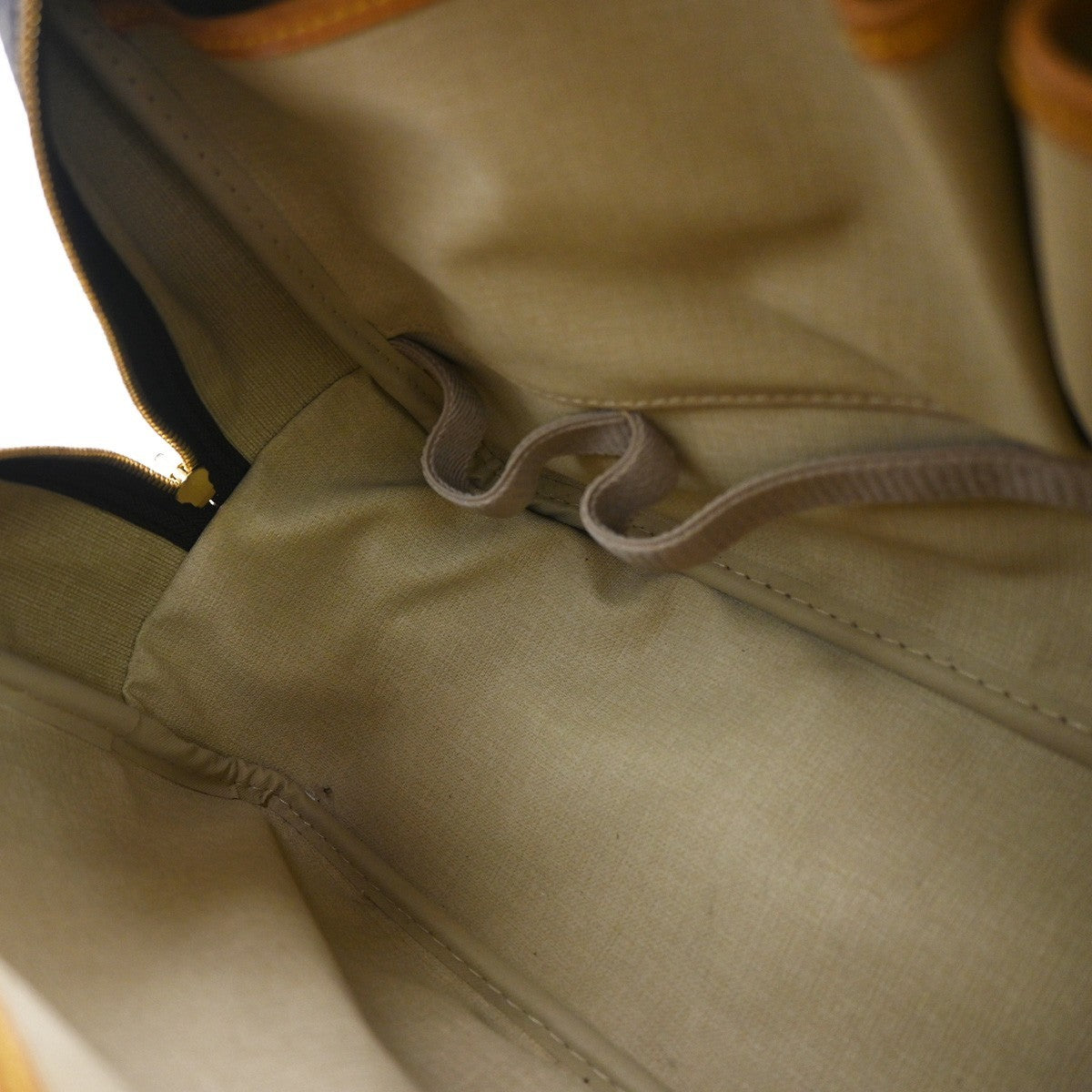 Louis Vuitton Deauville Handbag Monogram Canvas, BROWN, LEATHER, Handbag